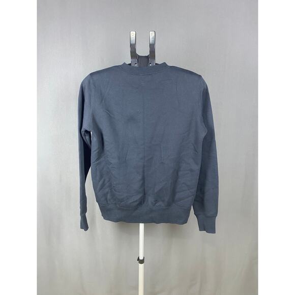 Nike Black Crewneck Sweatshirt Small | Classic Swoosh Logo Unisex - Picture 3 of 4